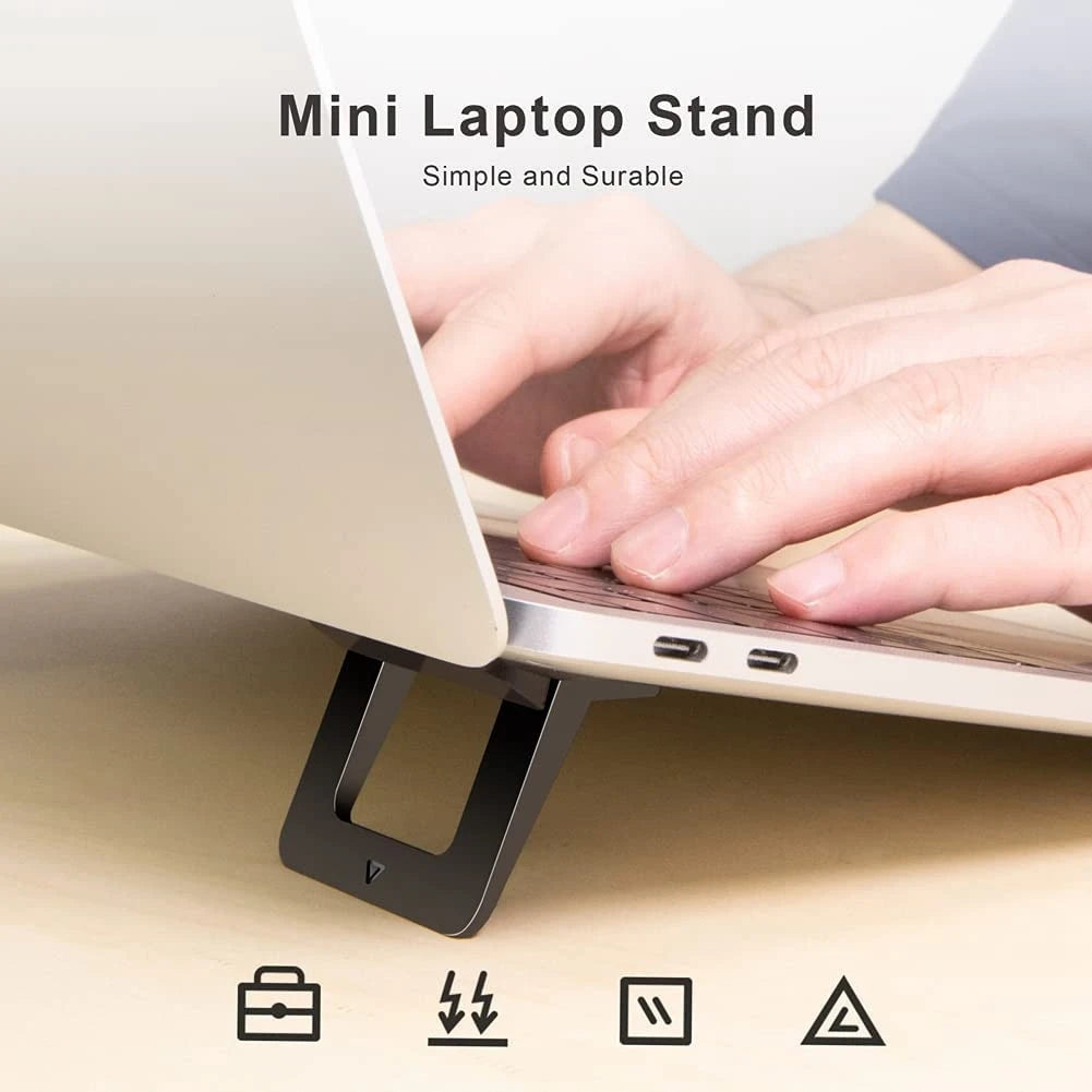 Keyboard Riser, Keyboard Stand for Desk,Laptop Stand for Desk, Portable Laptop Stand Compatible for MacBook (2 PCS)